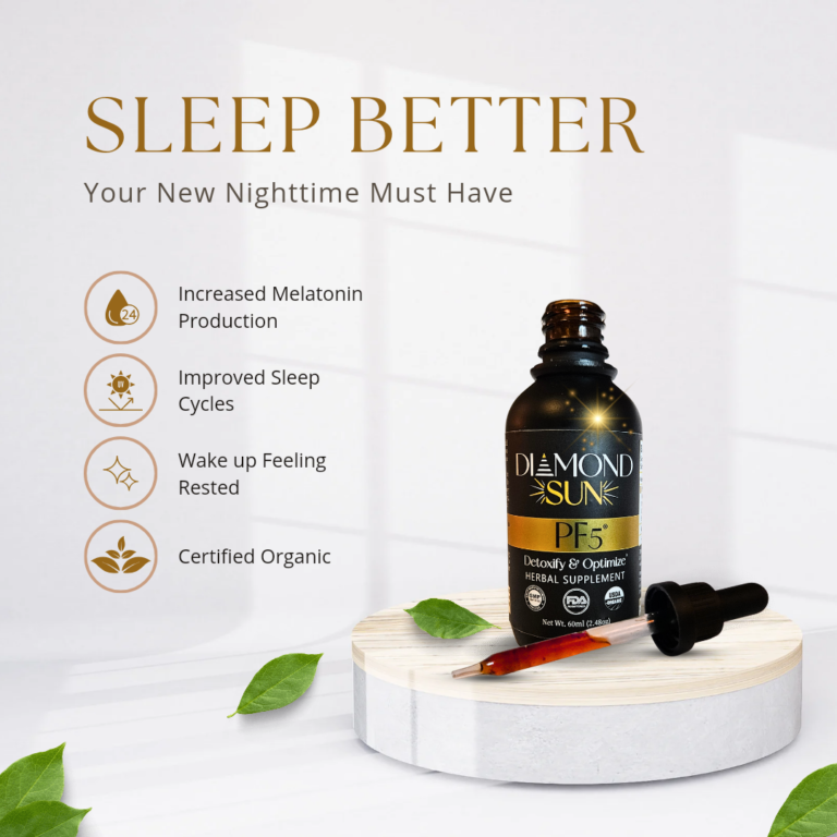 PF5 sleep support and melatonin information